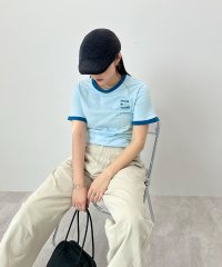 futier land/フューティアランド Futier Land ワンポイント刺繍リンガーTシャツ/508144351