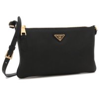 PRADA/プラダ PRADA ショルダーバッグ ポーチ トライアングルロゴ ブラック レディース PRADA 1BC238 2CYS F0002 VOVO/508144410
