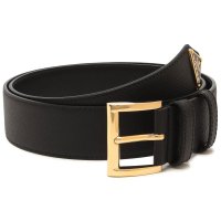 PRADA/プラダ PRADA ベルト トライアングルロゴ ブラック ゴールド レディース PRADA 1CC545 053 F0002/508144411