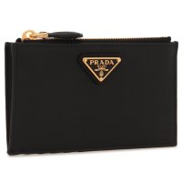 PRADA/プラダ PRADA カードケース フラグメントケース トライアングルロゴ ブラック メンズ レディース ユニセックス PRADA 1MC086 QHH F000/508144412