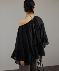 サロン　アダム　エ　ロペ/コットンシルクレジェールフレアブラウス/508144421