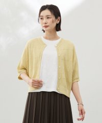 J.PRESS LADIES（LARGE SIZE）/【洗える】PATTERN MESH ドルマンスリーブ カーディガン/508144640