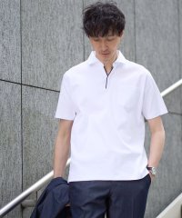 a.v.v (MEN)/【接触冷感/UVカット】シルケットスムースポロシャツ/507896866