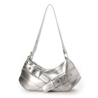 STYLEBLOCK/スタイルブロック STYLEBLOCK レザー調ダブルベルトデザインショルダーバッグ/507958287