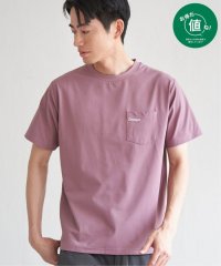 ikka/速乾COOLポケットプリントTシャツ/507991453