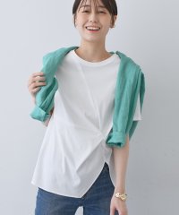 INDIVI/【洗える】ねじりデザインTシャツ/508038604