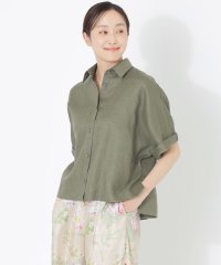 S.ESSENTIALS/カラーリネンハーフスリーブシャツ/508112616