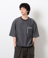 Purple & Yellow/ライトオンスデニムダブルポケットプルオーバー/508115479