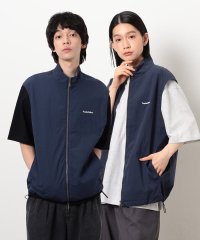 Purple & Yellow/コットンナイロンツイルベスト/508115482