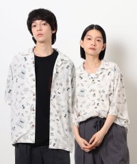 Purple & Yellow/レトロポップ アロハシャツ/508115484