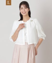 TO BE CHIC(L SIZE)/【L】ジョーゼット ショートブルゾン/508129824