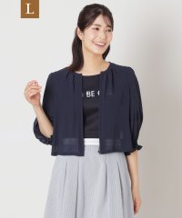 TO BE CHIC(L SIZE)/【L】ジョーゼット ショートブルゾン/508129824