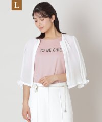 TO BE CHIC(L SIZE)/【L】ビジュー ロゴカットソー/508129831