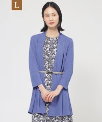 TRANS WORK(L)/【L】【UV対策】【吸水速乾】【防しわ】【ウォッシャブル】マットフライスジャージロングカーディガン/508140607