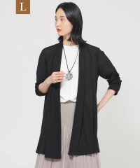 TRANS WORK(L)/【L】【UV対策】【吸水速乾】【防しわ】【ウォッシャブル】マットフライスジャージロングカーディガン/508140607