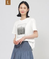 TRANS WORK(L)/【L】【ウォッシャブル】コーコランスムースフォトＴシャツ/508140618