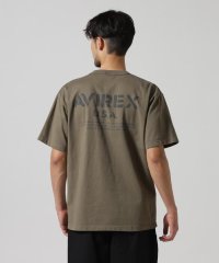 AVIREX/MIL. STENCIL OFFICIAL LOGO T－SHIRT / ステンシル オフィシャルロゴ 半袖Tシャツ/508142126