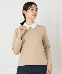 INED/イネド INED 衿付きクルーネックプルオーバー/508142141