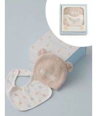 GELATO PIQUE KIDS ＆ BABY/【ラッピング済み】【BABY】ベアニットキャップ&スタイ2点セット ギフトBOX/508144488
