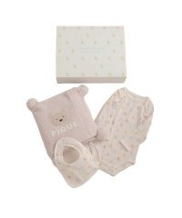 GELATO PIQUE KIDS ＆ BABY/【限定カラーあり】【BABY】ベアブランケット&ボディースーツ&スタイ3点セット ギフトBOX/508144491