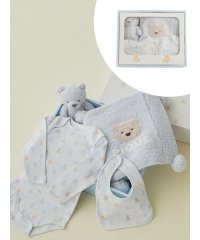 GELATO PIQUE KIDS ＆ BABY/【ラッピング済み】【BABY】ベアブランケット&ぬいぐるみ&ボディースーツ&スタイ4点セット ギフトBOX/508144492