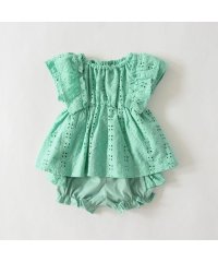 branshes/【キッズとおそろい】スカラップ刺繍トップス＆ボトムスセット/508144743