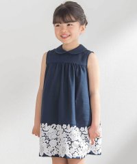 BeBe Petits Pois Vert/裾レース襟付きワンピース(95~150cm)/508144856