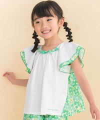 Noeil aime BeBe/【お揃い】水彩花柄フレアTシャツ(80~130cm)/508144895