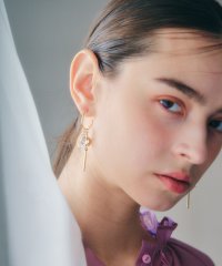 YECCA VECCA/イェッカ ヴェッカ YECCA VECCA ガラスミックスフープピアス/508144971