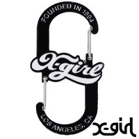 X-girl/エックスガール X－girl CHEERFUL LOGO CARABINER WHITE [105251054005]/508145214