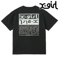 X-girl/エックスガール X－girl BICOLOR BOX LOGO S/S TEE WHITE ホワイト 白 [105252011010]/508145216