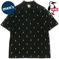 CHUMS/チャムス CHUMS M Booby Total Embroidery Polo Shirt Black/Rainbow [CH02－1228]/508145247