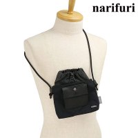 narifuri/ナリフリ narifuri × stairs design products MINI BAG BLACK [NFSD－01]/508145296