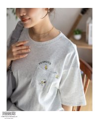 MAC HOUSE/マックハウス Mac－House PEANUTS SNOOPY ポケットTシャツ/508145333