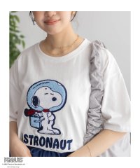 MAC HOUSE/マックハウス Mac－House PEANUTS SNOOPY サガラ刺繍Tシャツ/508145336