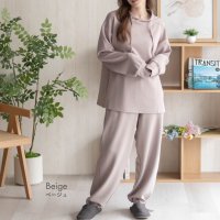 MAC HOUSE/マックハウス Mac－House ポンチ素材 もちもちスウェット上下セット/508145360