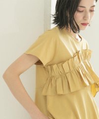 OPAQUE.CLIP/フリルドッキングペプラムトップス【接触冷感/洗濯機洗い可】/508145373