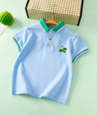 aimoha/アイモハ aimoha 【aimoha－KIDS－】配色襟のポロシャツキッズTシャツ/508146202