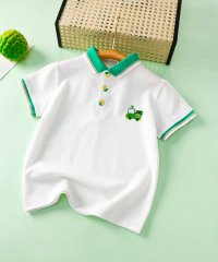 aimoha/アイモハ aimoha 【aimoha－KIDS－】配色襟のポロシャツキッズTシャツ/508146202