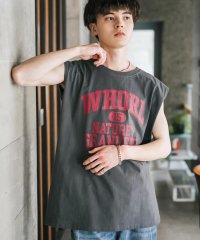 Rocky Monroe/ロッキーモンロー Rocky Monroe タンクトップ ノースリーブ ピグメントライク メンズ レディース カットソー プリント グラフィック ルーズ バンド/508146216