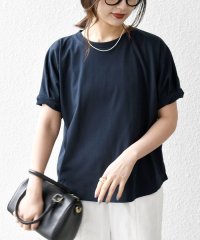 SHIPS any WOMEN/SHIPS any:〈UVカット/接触冷感/吸水速乾/洗濯機可能〉USAコットン ツイスト TEE/508146866