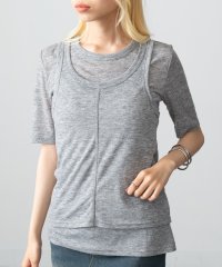 MAGASIN DE MODE Onjna/マガジンデモードオンジェナ MAGASIN DE MODE Onjna Sheer fraise stitch tank set / シアーフライス タンクセッ/508147054
