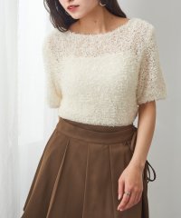 MAGASIN DE MODE Chou Chou/マガジンデモードシュシュ MAGASIN DE MODE Chou Chou チョウチョヤーンニットトップス DTK/508147056