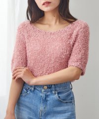 MAGASIN DE MODE Chou Chou/マガジンデモードシュシュ MAGASIN DE MODE Chou Chou チョウチョヤーンニットトップス DTK/508147056