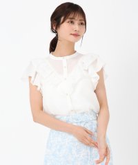 MISCH MASCH/ミッシュマッシュ MISCH MASCH 2025春夏新作 Vフリルカラーブラウス/508147072