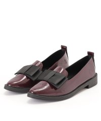 Lace Ladies/レースレディース Lace Ladies リボン モチーフ パテント フラット シューズ/508147081