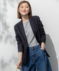 NIJYUSANKU（LARGE SIZE）/【セットアップ対応/洗える】ストレッチシャンブレー テーラードジャケット/508147136