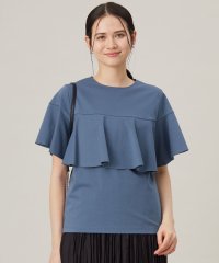 JIYU-KU（SMALL SIZE）/【カタログ掲載・接触冷感・UVカット・吸水速乾・抗菌防臭・洗える】ハイツイストポンチフレアディティール カットソー/508147140
