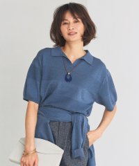 JIYU-KU（SMALL SIZE）/【カタログ掲載・洗える】ペーパーブレンドスキッパーポロ ニット/508147154