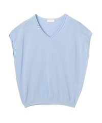 Ballsey/サスティナブルコットンナイロン Vネックノースリーブプルオーバー/508147203
